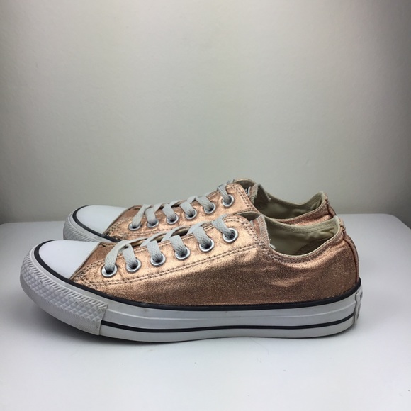 low top gold converse